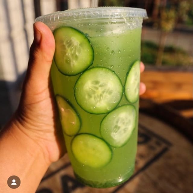 Cucumber Lime Agua Fresca.