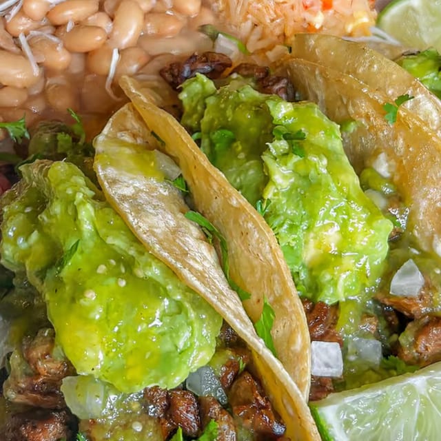Carne Asada Taco Combo.